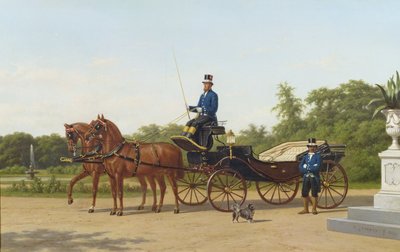 The Awaiting Carriage, 1865 by Willem Carel Nakken